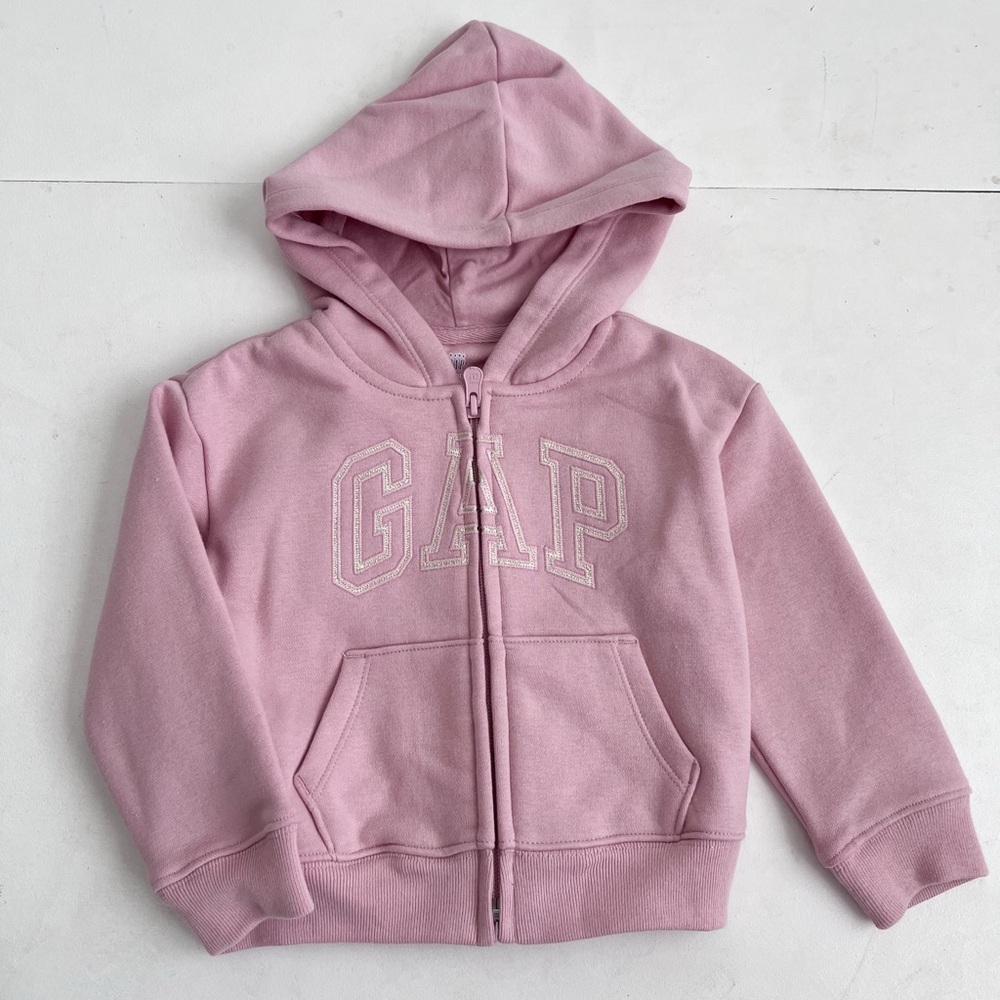 NWT GAP Toddler Pink Zip-Up Hoodie 2T